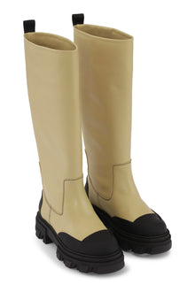 Cleated High Tubular Boot | Sand