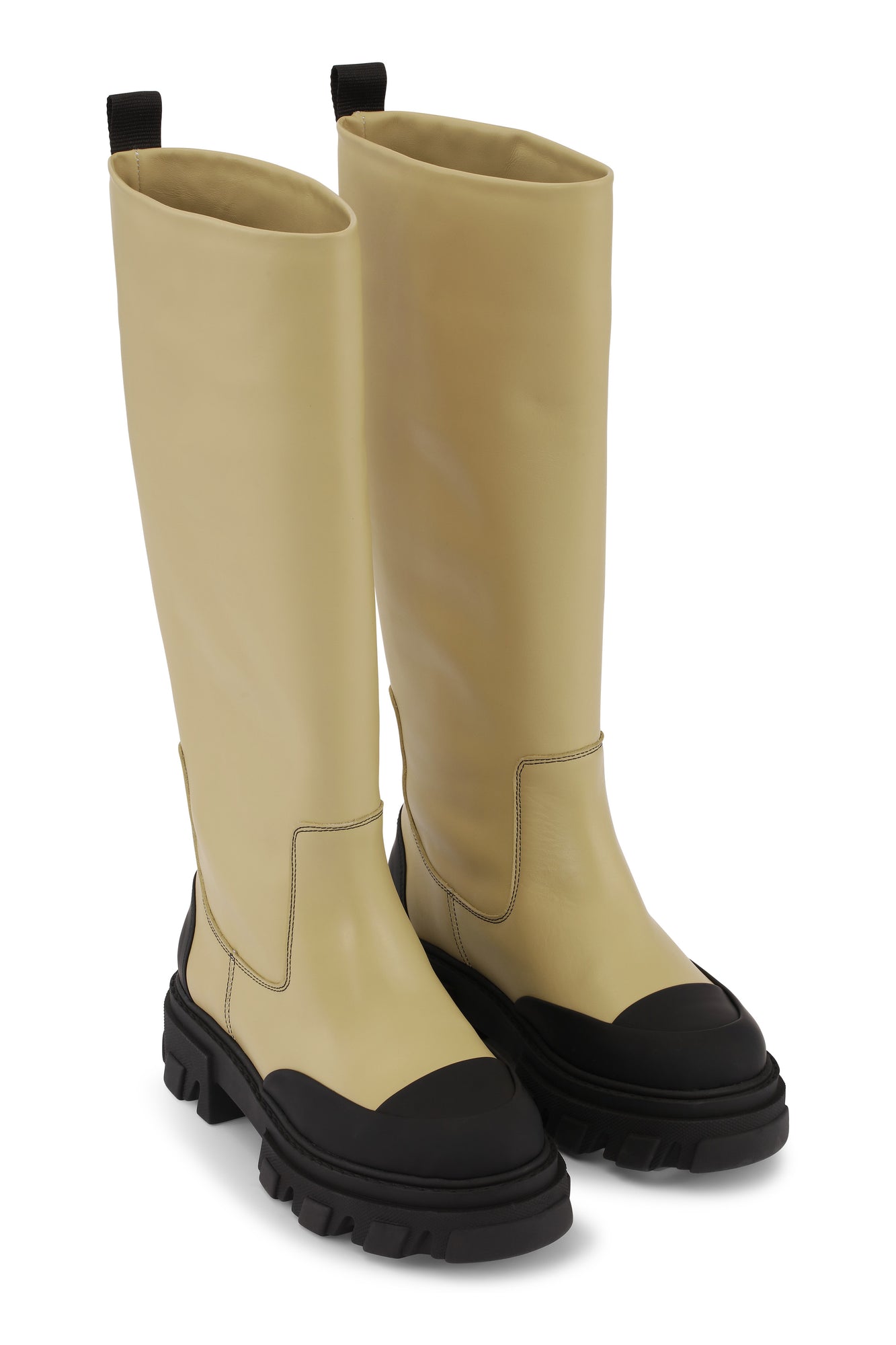 Cleated High Tubular Boot | Sand