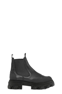 Low Chelsea Boot Black Stitch | Black
