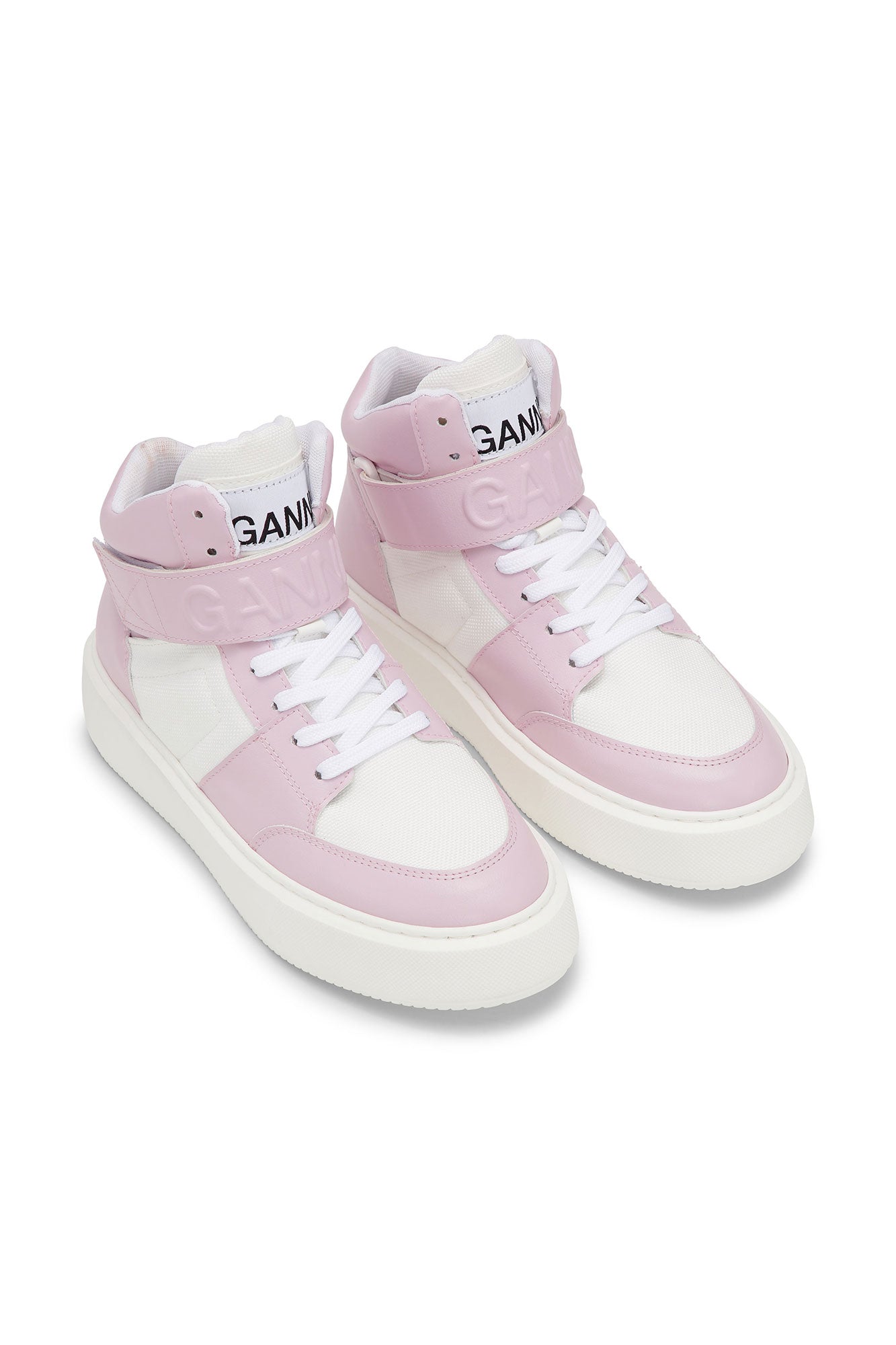 Sporty Mix High Top Sneakers | Light Lilac