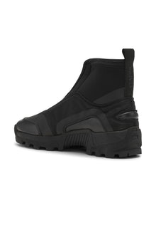 High Top Zip Sneakers | Black