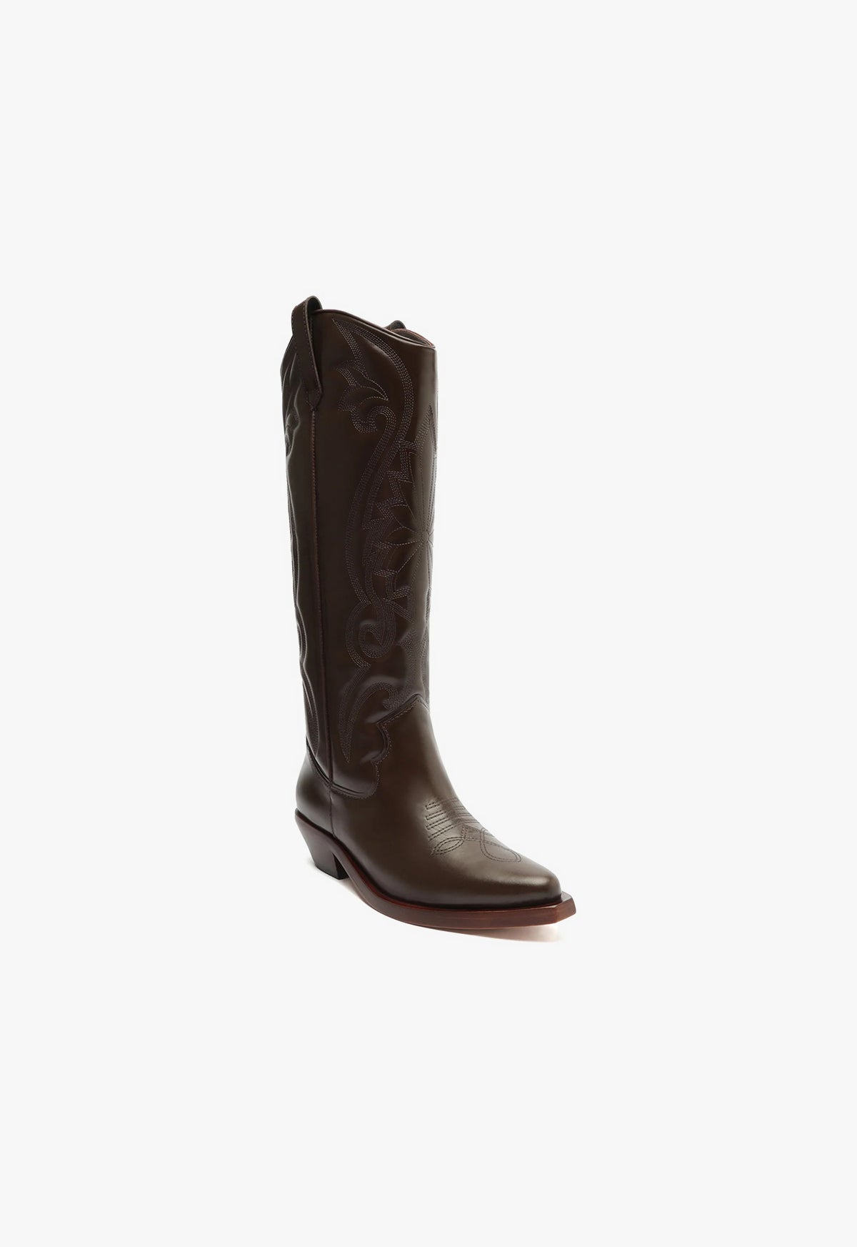 Zachy Up Leather Boot | Dark Chocolate