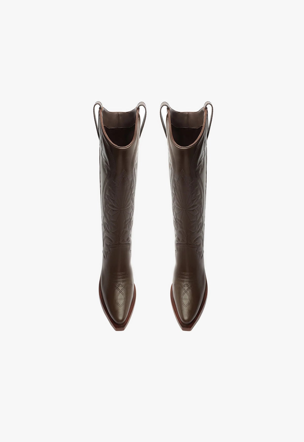 Zachy Up Leather Boot | Dark Chocolate