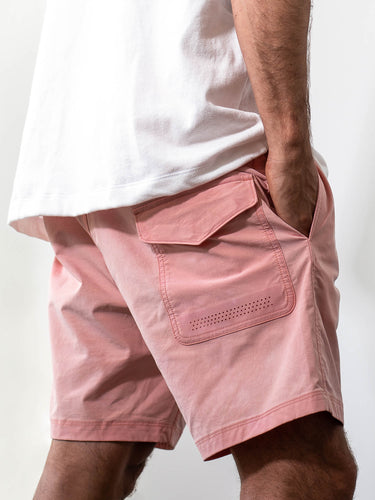 Mens | Hybrid Swim Trunk | Fiery Red