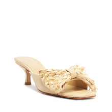 Lienne Straw Sandal | Beige