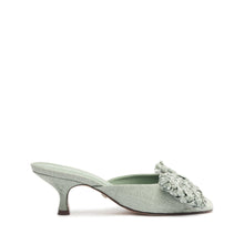 Lienne Straw Sandal | Green
