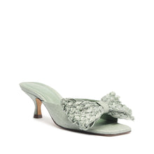 Lienne Straw Sandal | Green