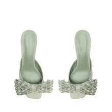 Lienne Straw Sandal | Green