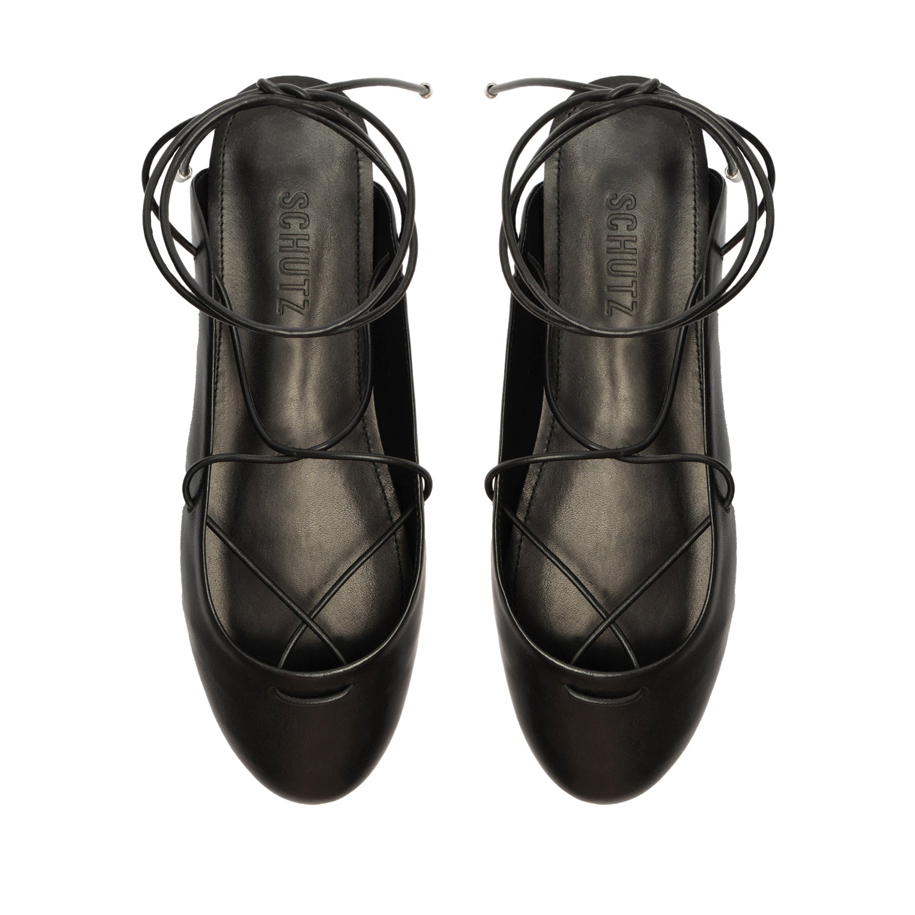 Cami Casual Leather Flat | Black