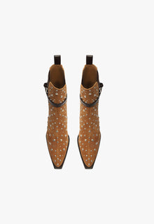 Kelsey Suede Bootie | Brown