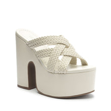 Aneka Atanado Leather Sandal | Pearl