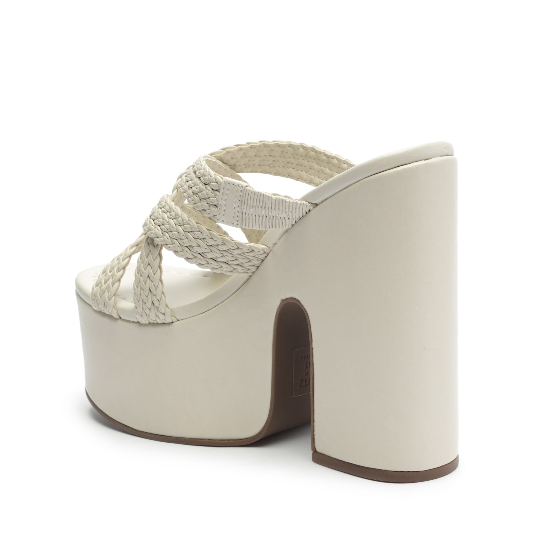 Aneka Atanado Leather Sandal | Pearl