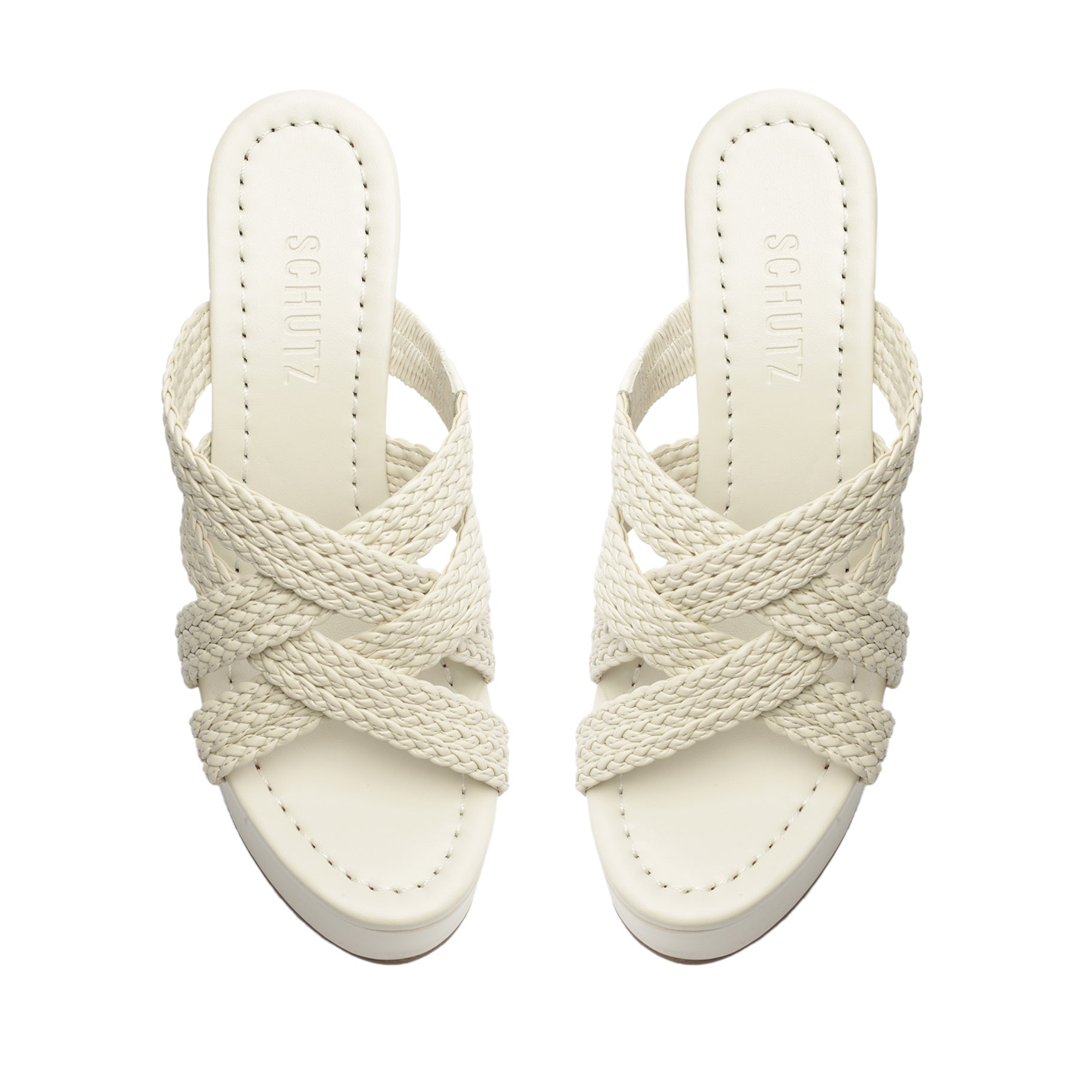 Aneka Atanado Leather Sandal | Pearl