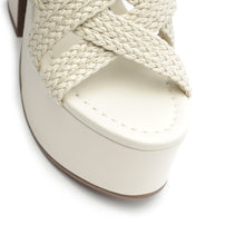 Aneka Atanado Leather Sandal | Pearl