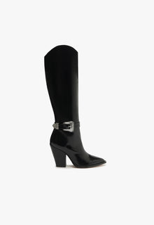Jeane Leather Boot | Black