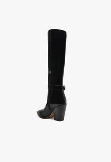 Jeane Leather Boot | Black