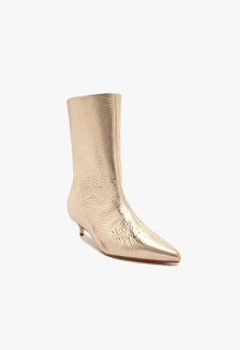 Gail Smashed Metallic Bootie | Gold