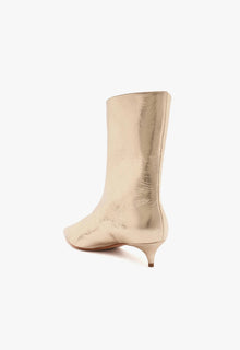 Gail Smashed Metallic Bootie | Gold
