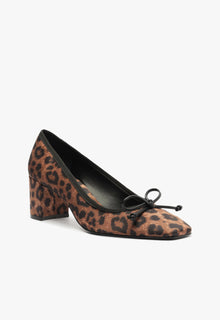 Arissa Block Satin Pump | Black