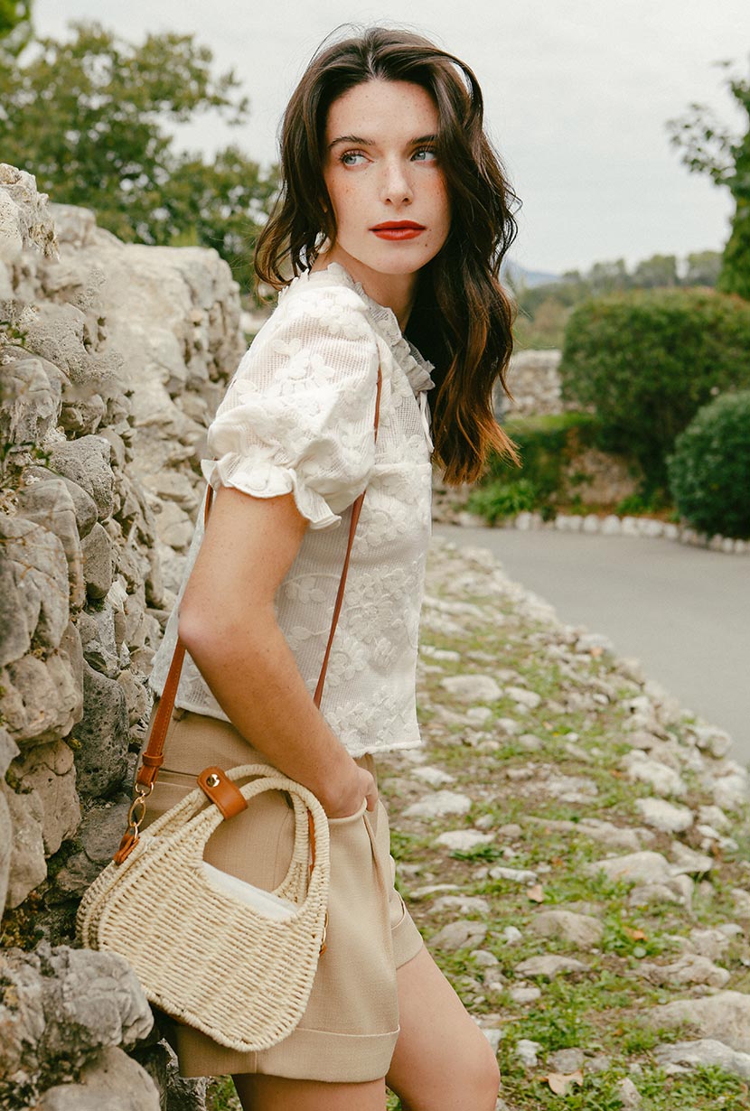 Earline Top | Ivory Lace