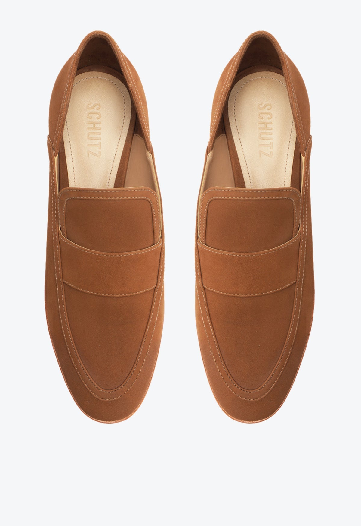 Maurice Nubuck Flat | Caramel