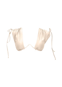 Menasa High Rise Bikini Top | Vanilla