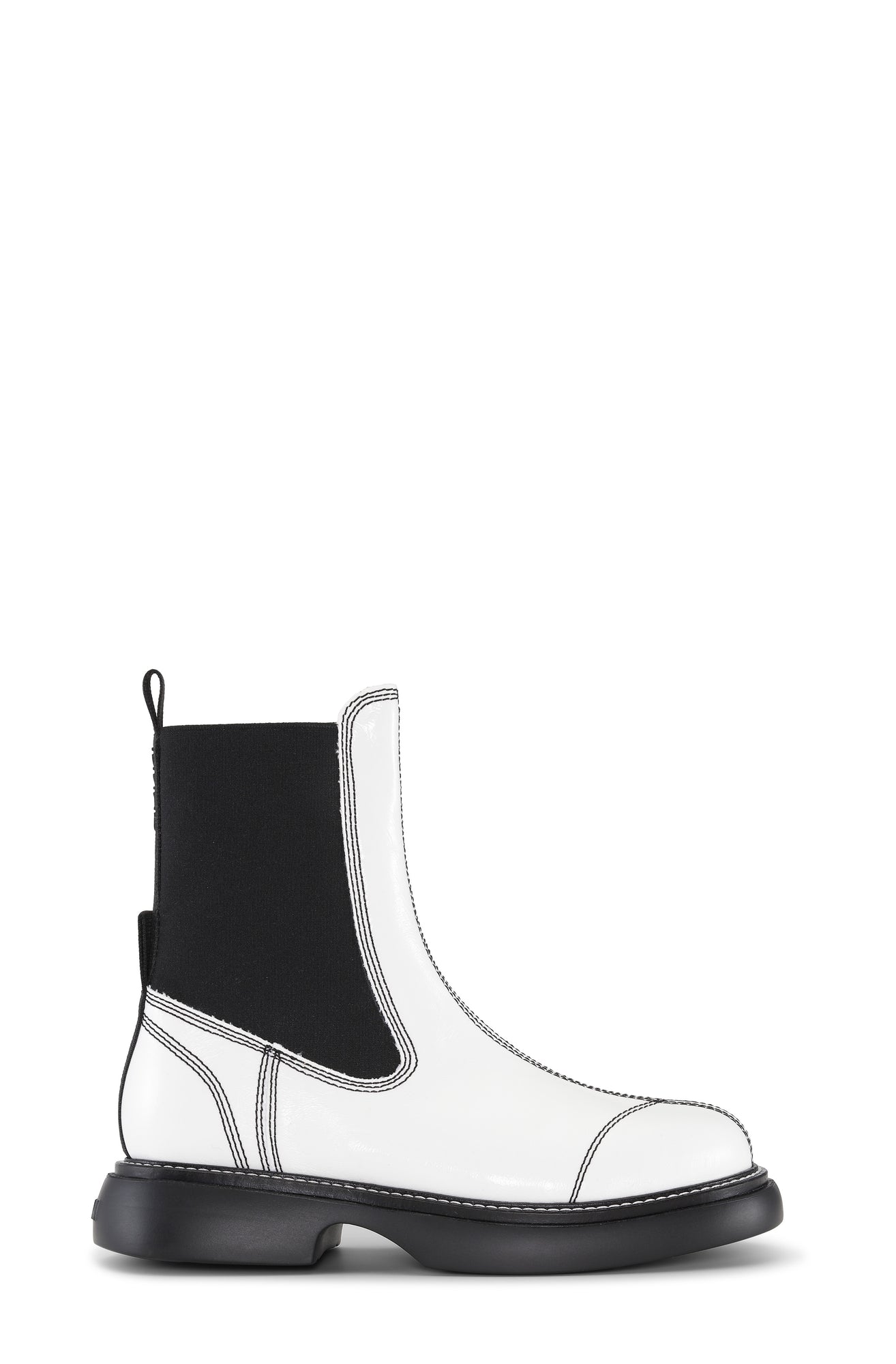 Everyday Mid Chelsea Boot Naplack | Egret