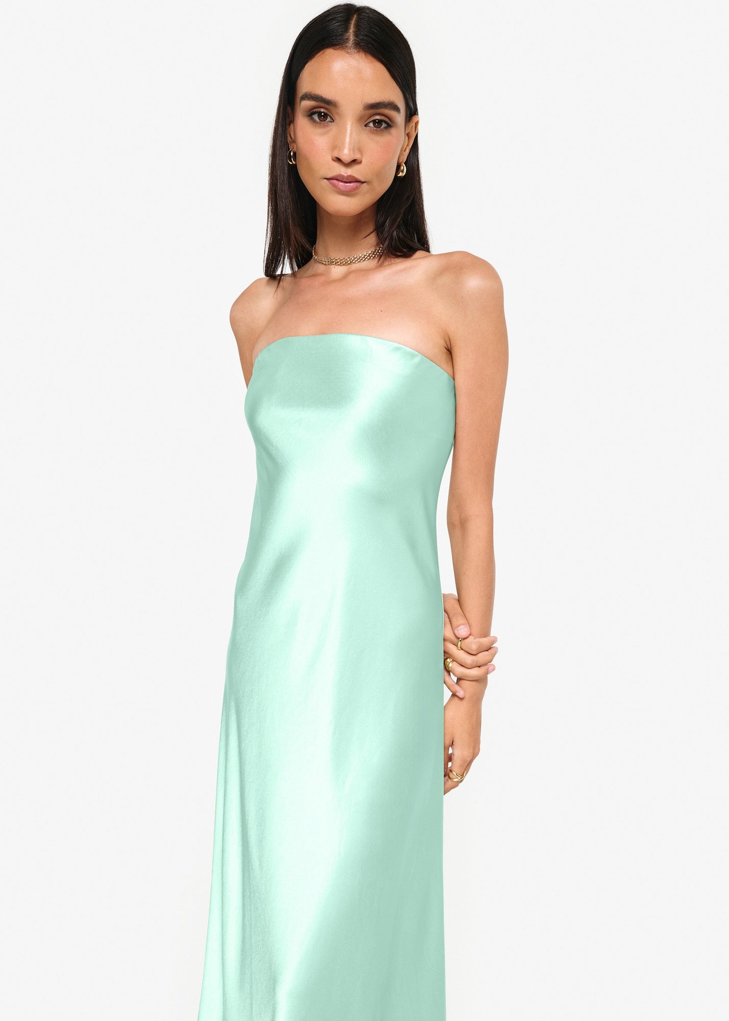 Noelle Strapless Dress | Oasis