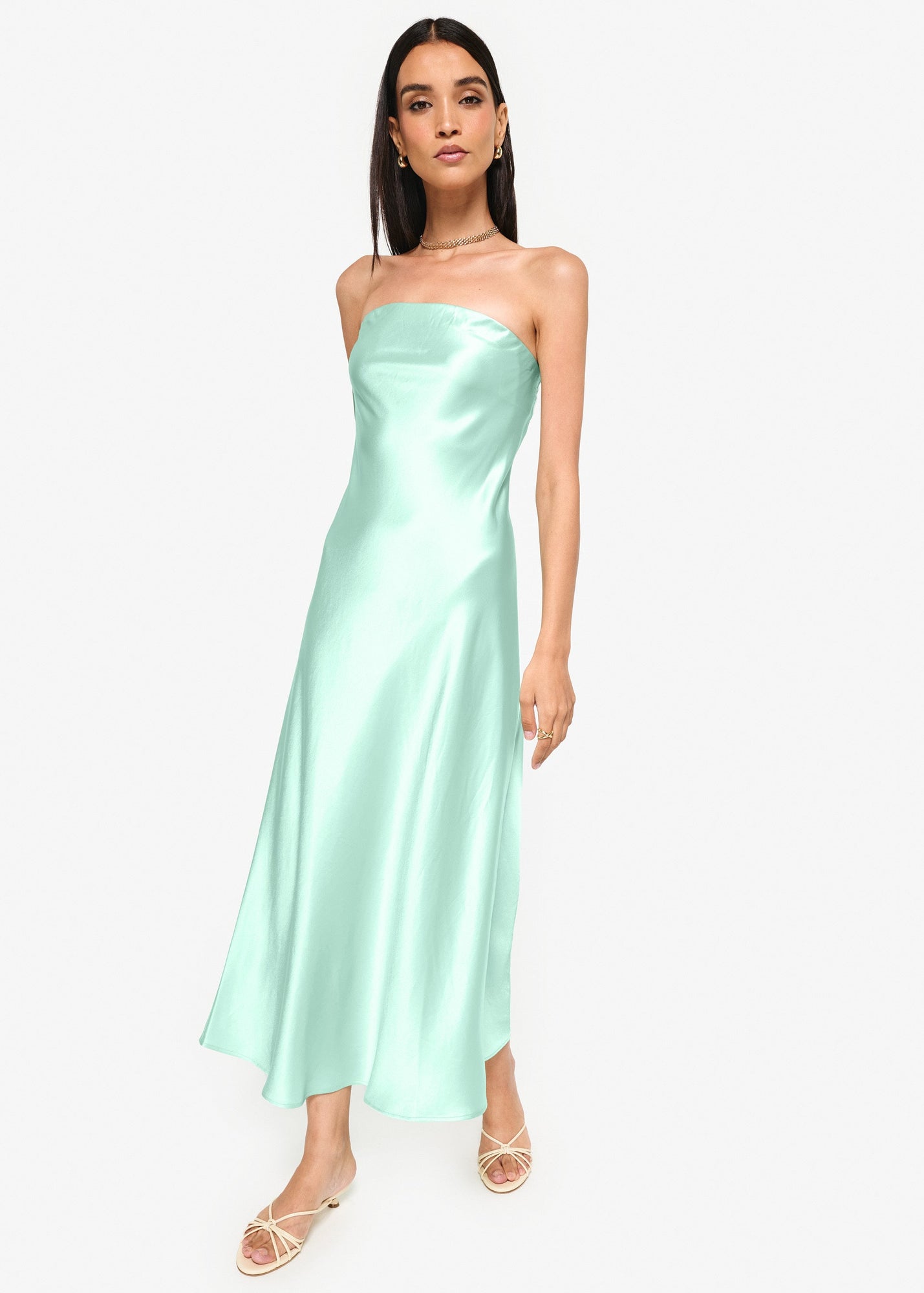 Noelle Strapless Dress | Oasis