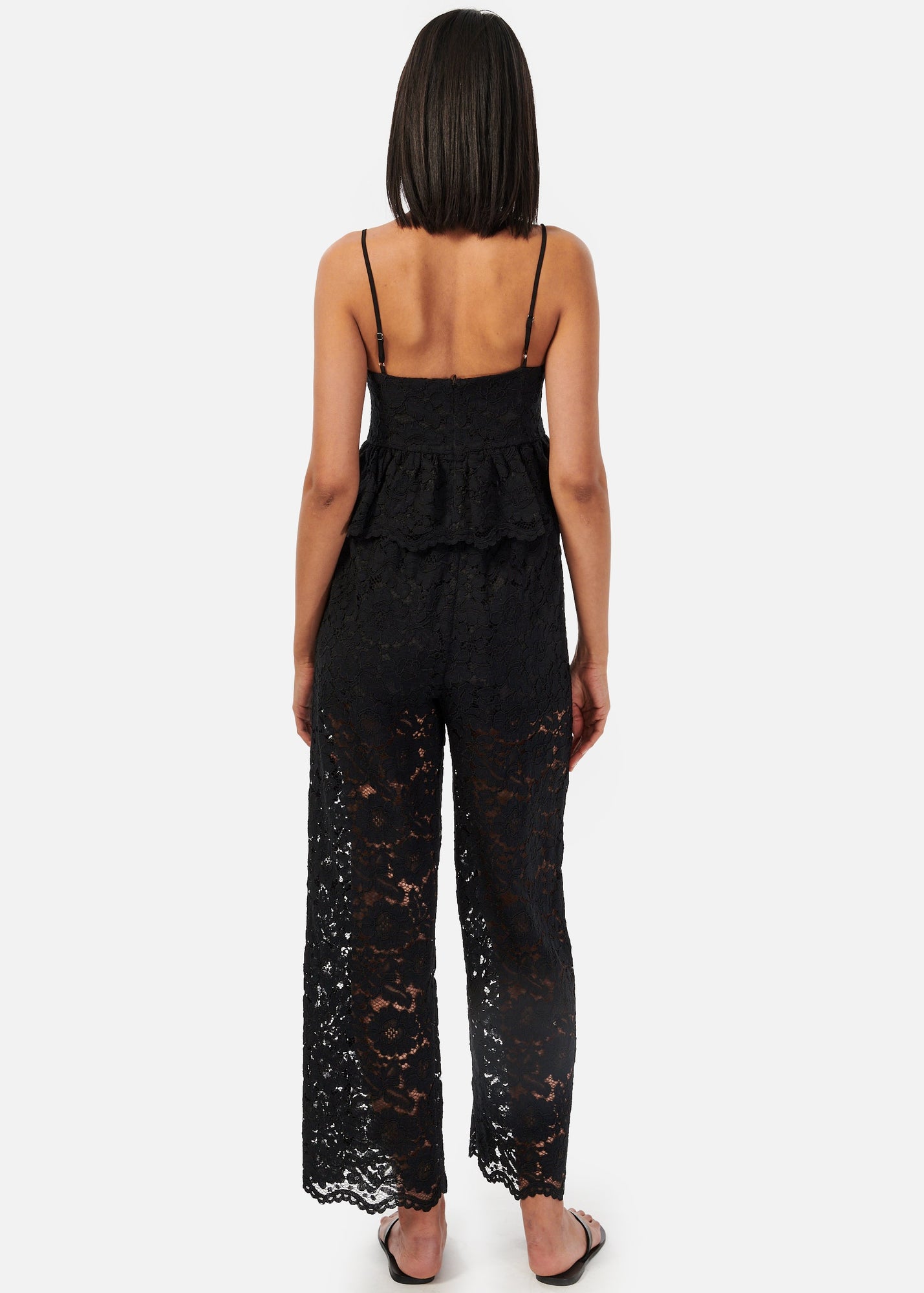 Dara Wide Leg Pant | Black