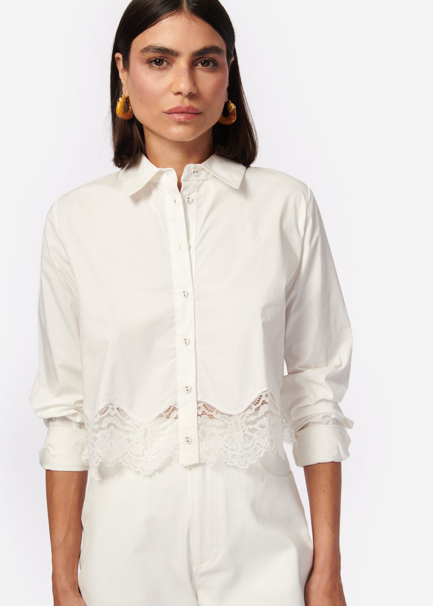 Sora Cropped Top | White