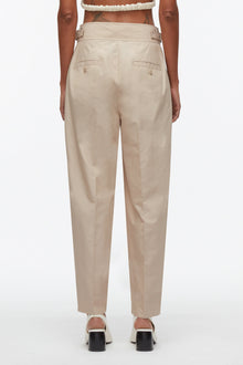 Buckle Waistband Trouser | Khaki