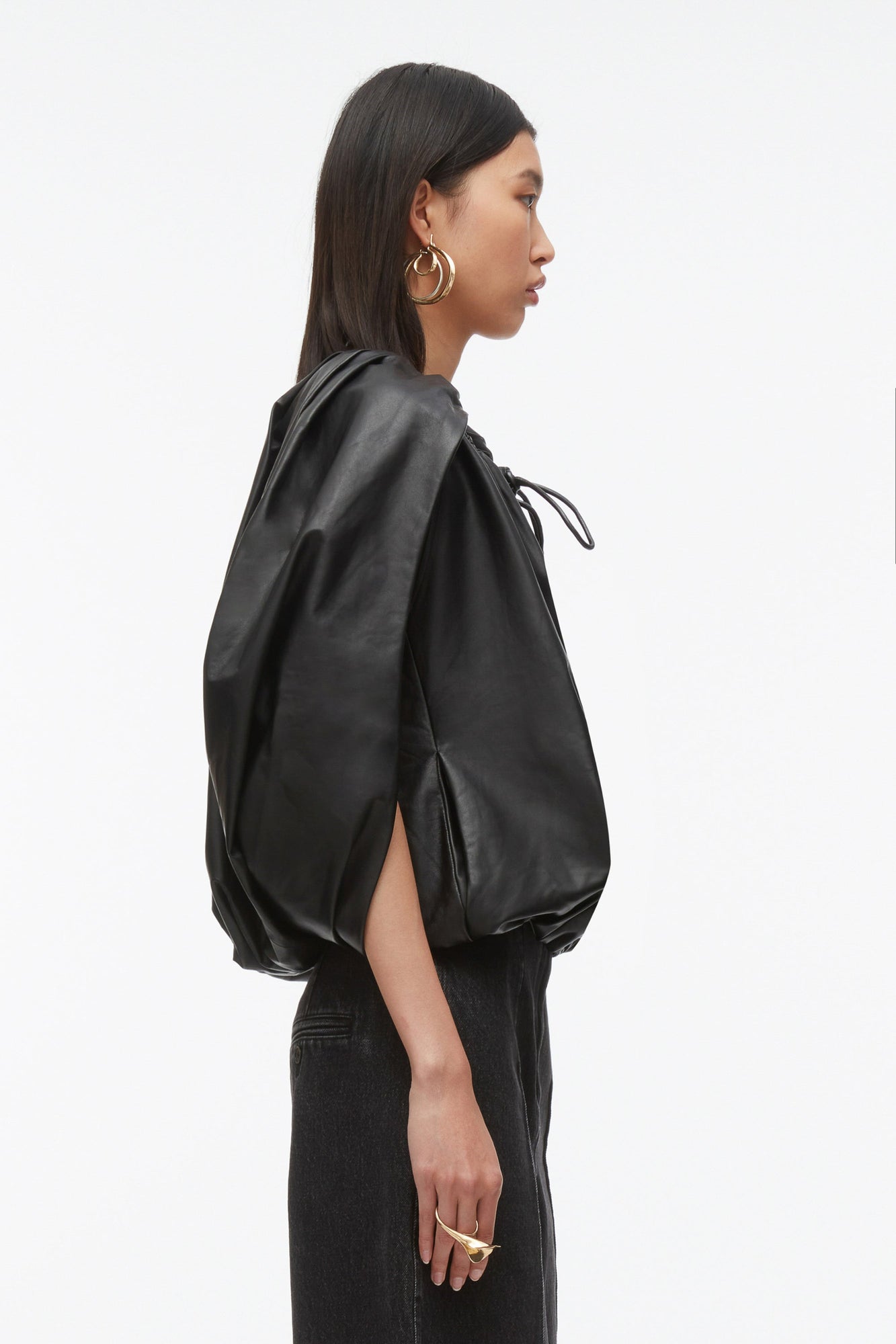 Cocoon Zip Top | Black