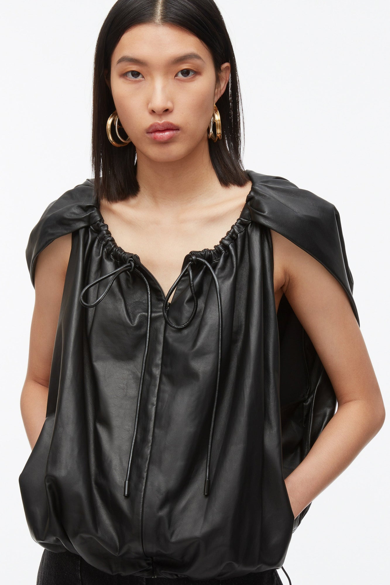 Cocoon Zip Top | Black