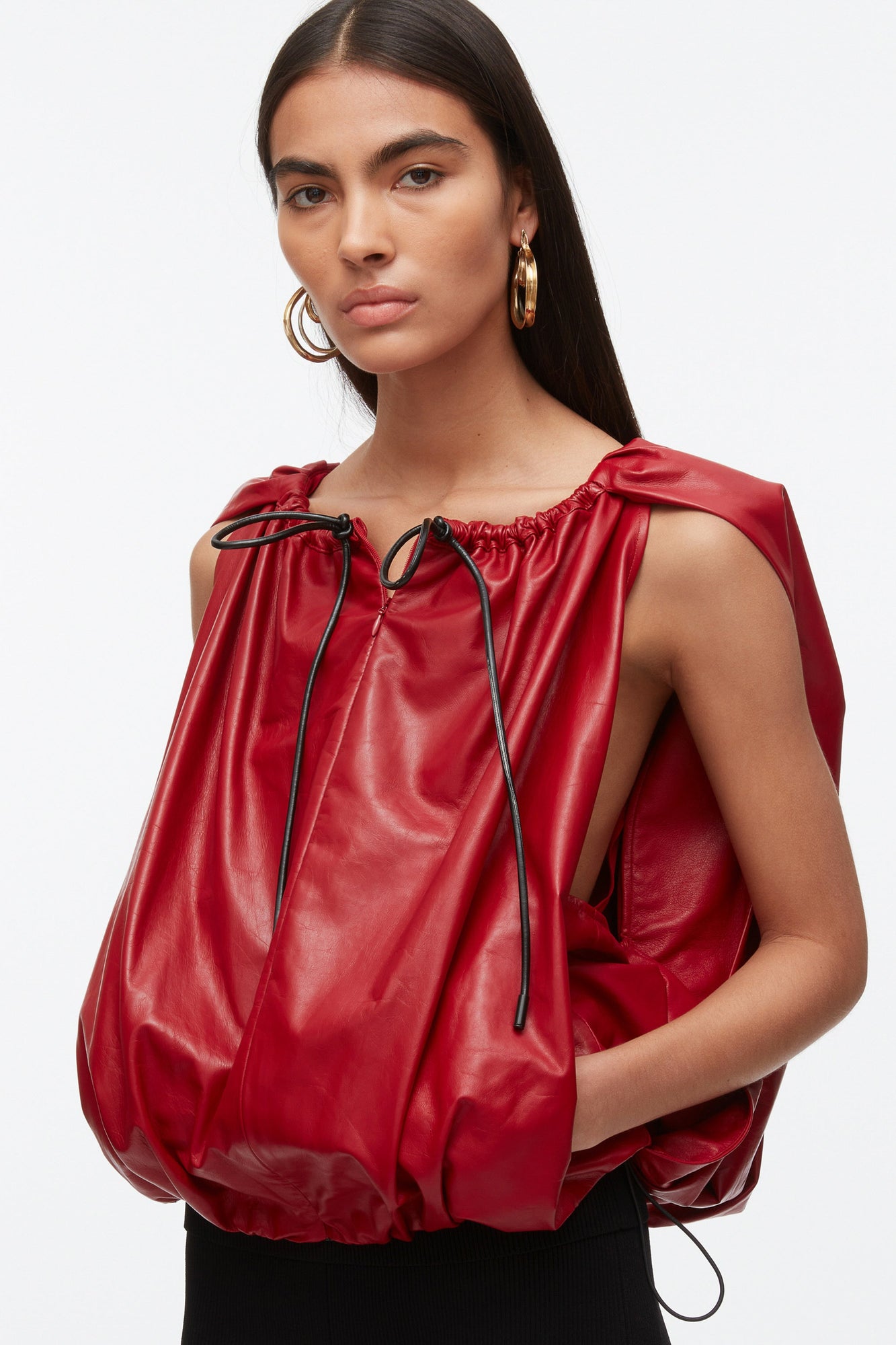 Cocoon Zip Top | Red