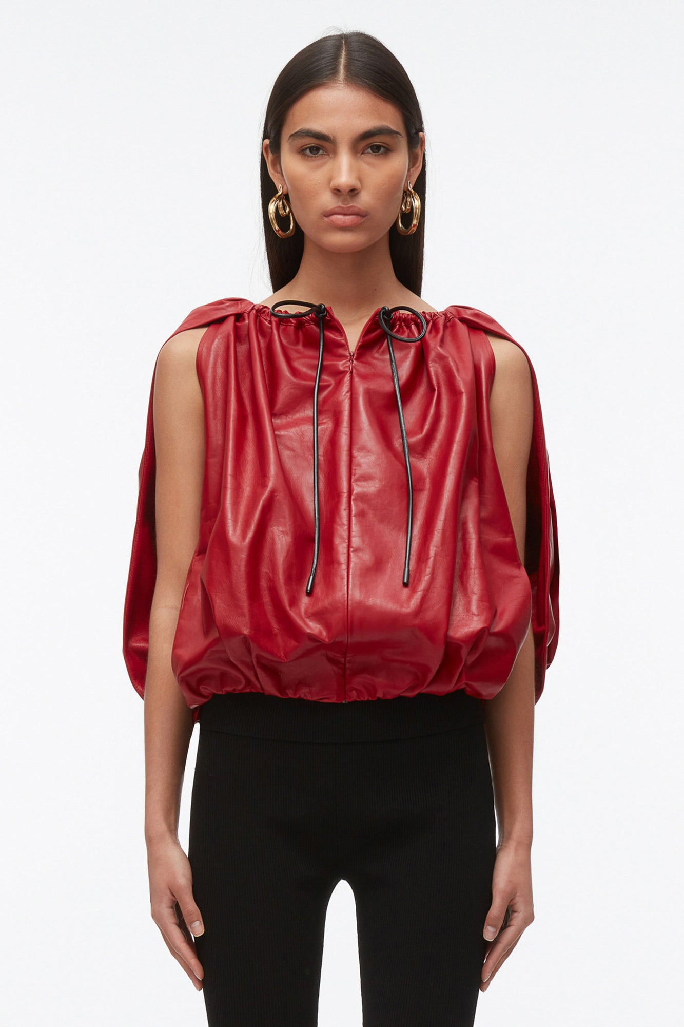Cocoon Zip Top | Red