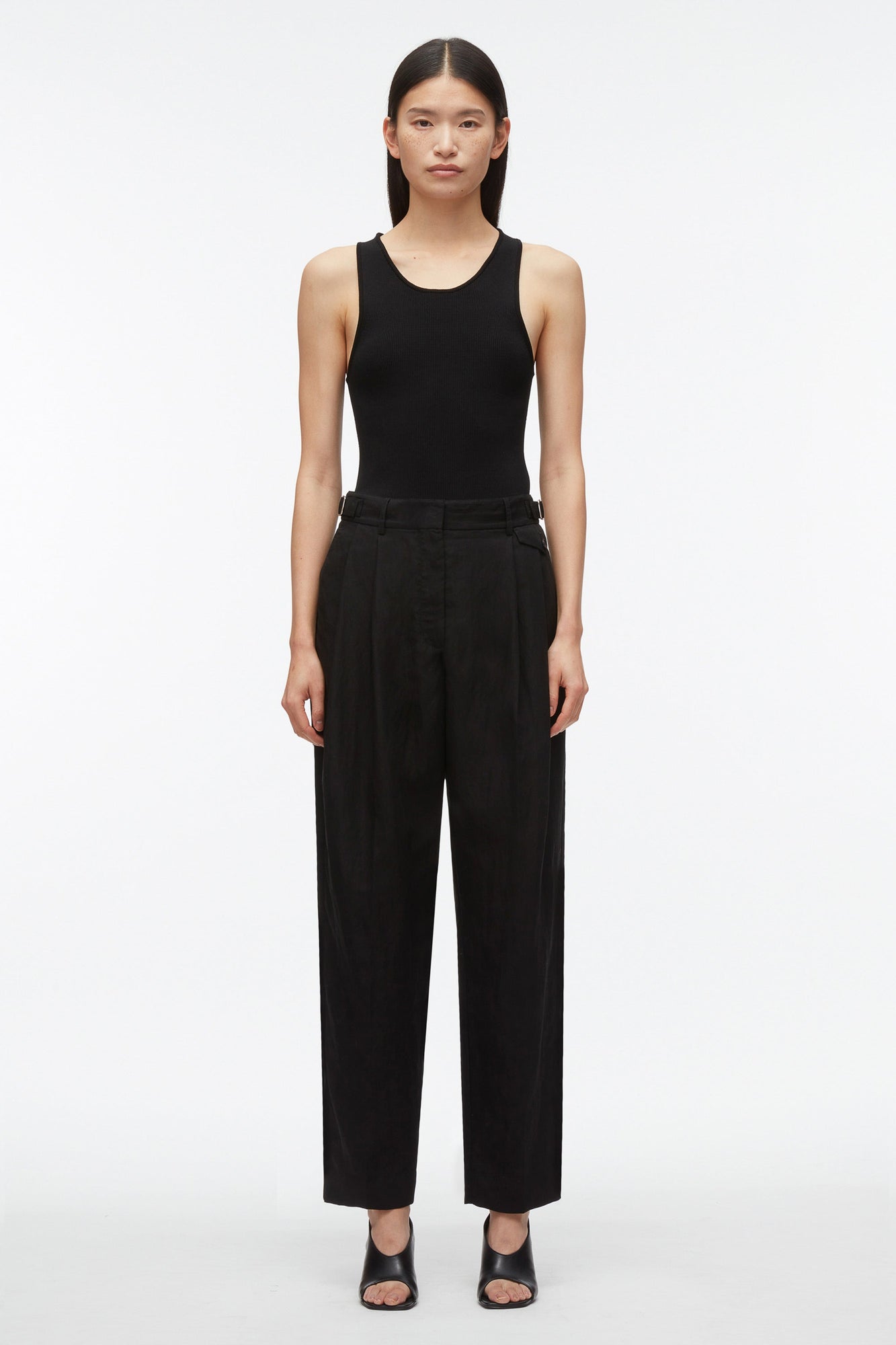 Compact Rib Layering Tank | Black