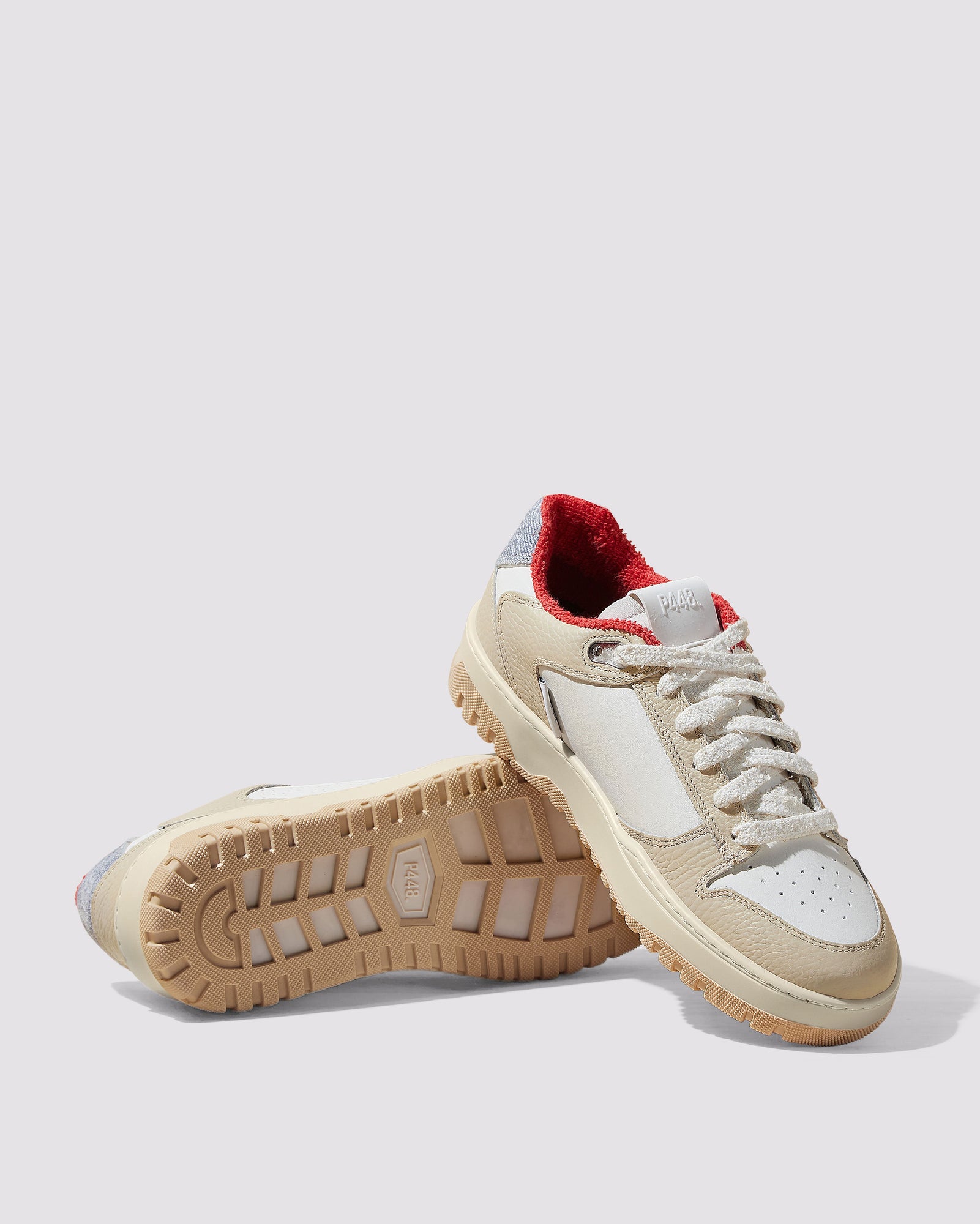 Men | Mason Frame Sneaker | White/Beige