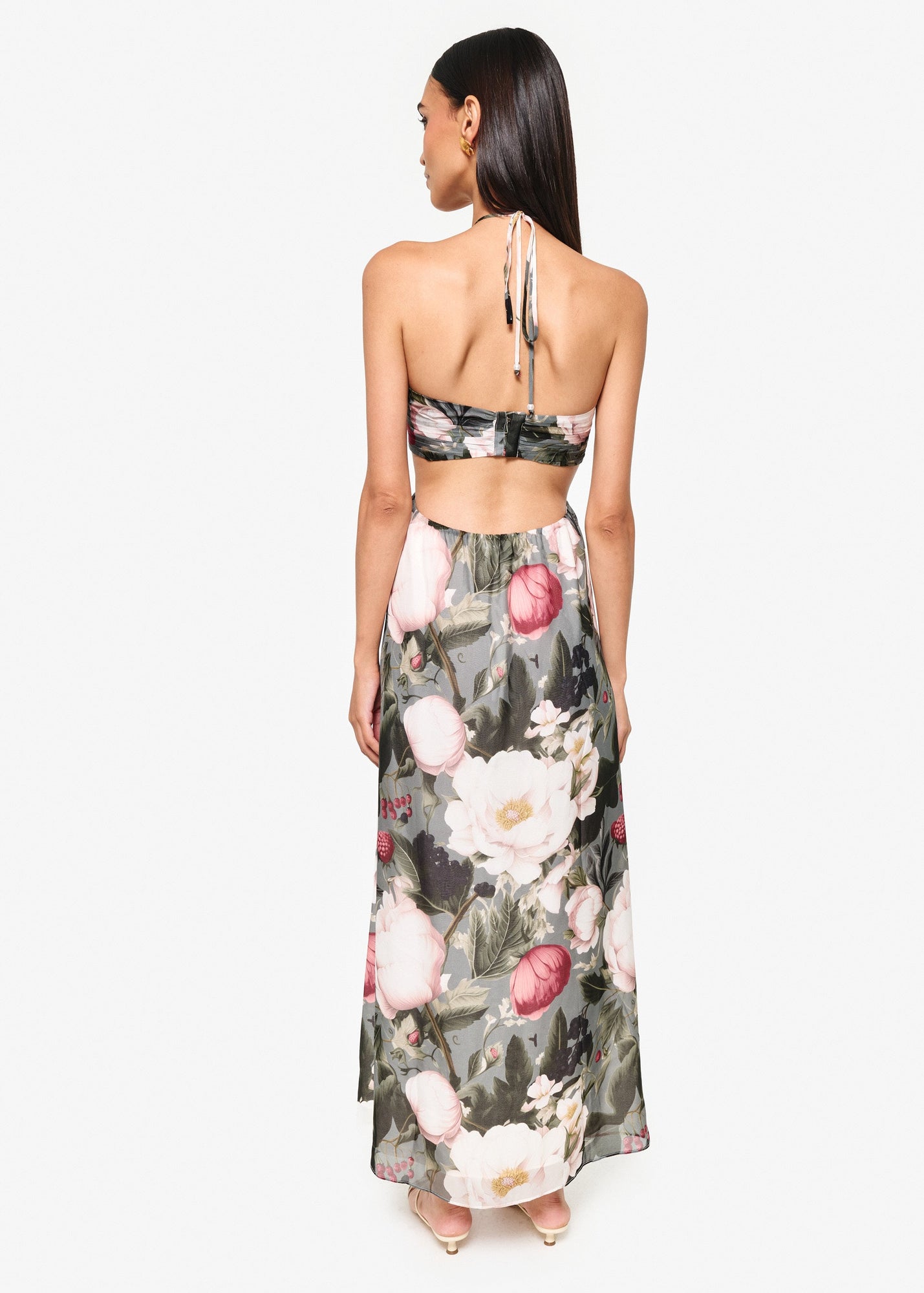 Calliope Chiffon Maxi Dress | Bayou Bloom