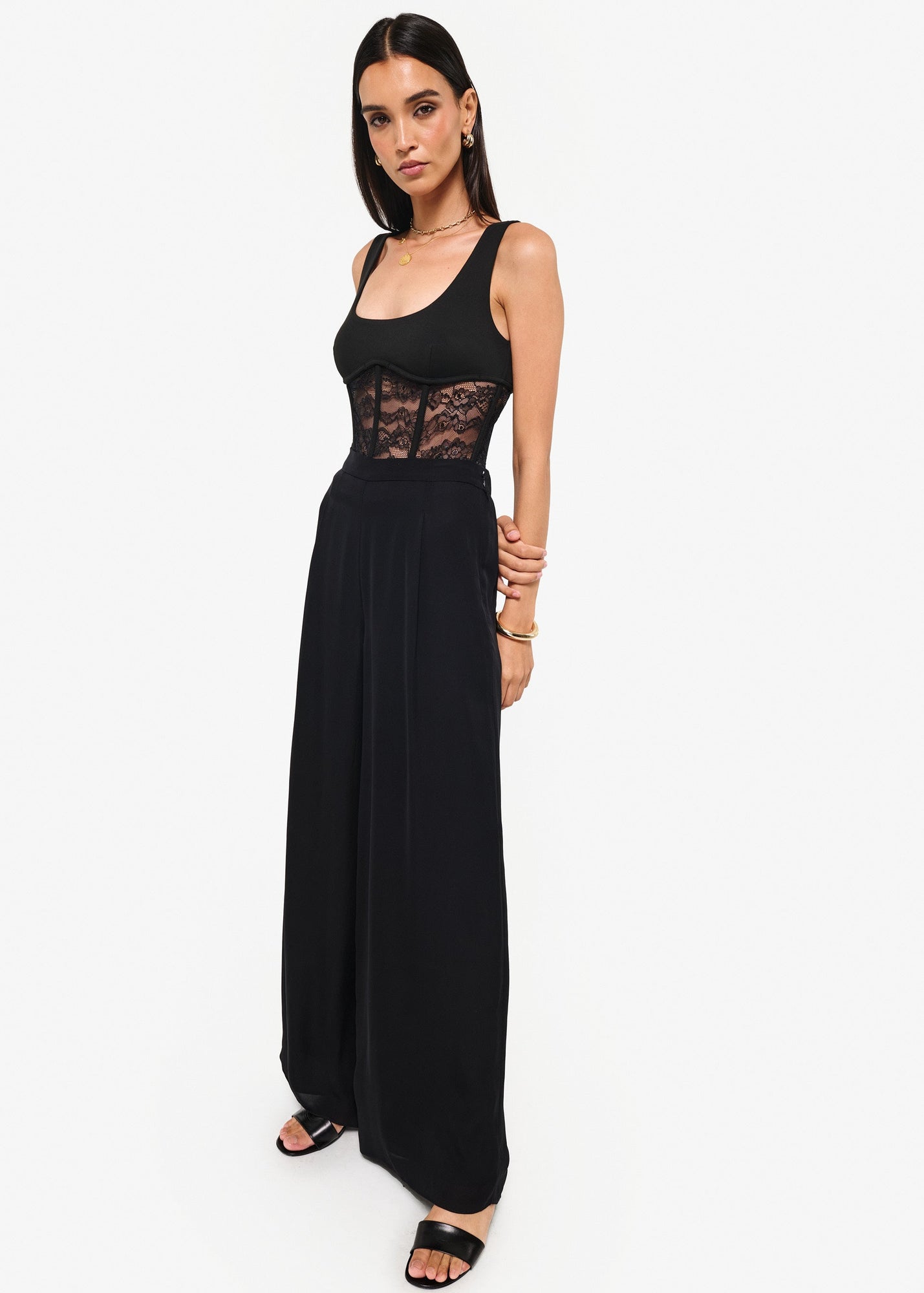 Macaria High Rise Pant | Black