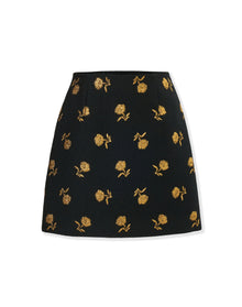 Mini Skirt | Black Multi