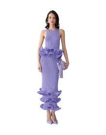 Sleeveless Tiered Ruffle Hem Top | Violeta