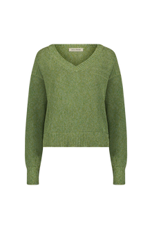 V-Neck Knit | Cactus