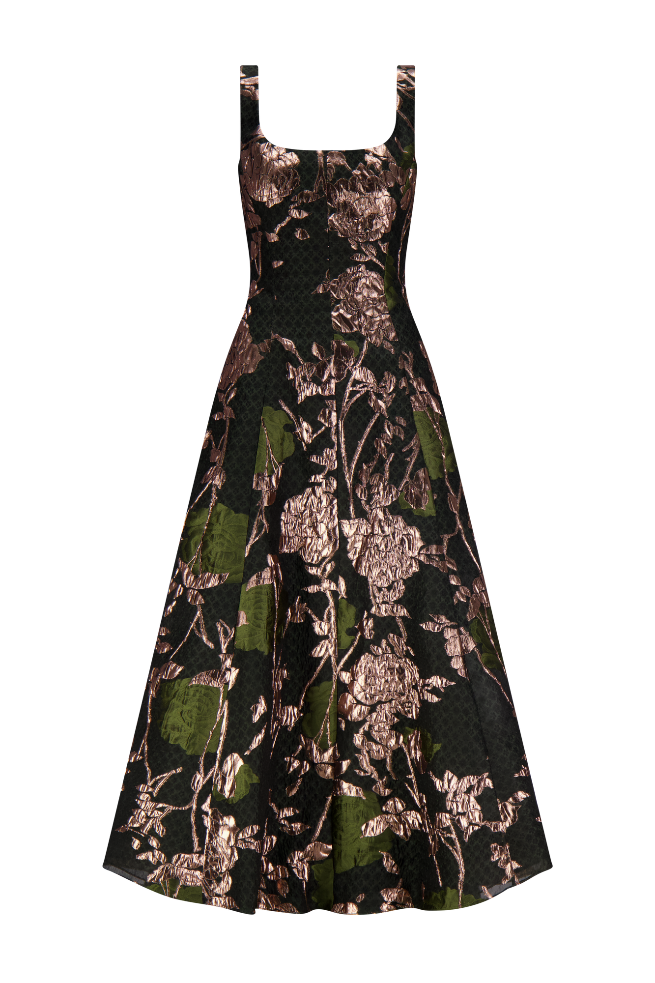 Floral Fil Coupe Olivia Dress | Cactus Multi