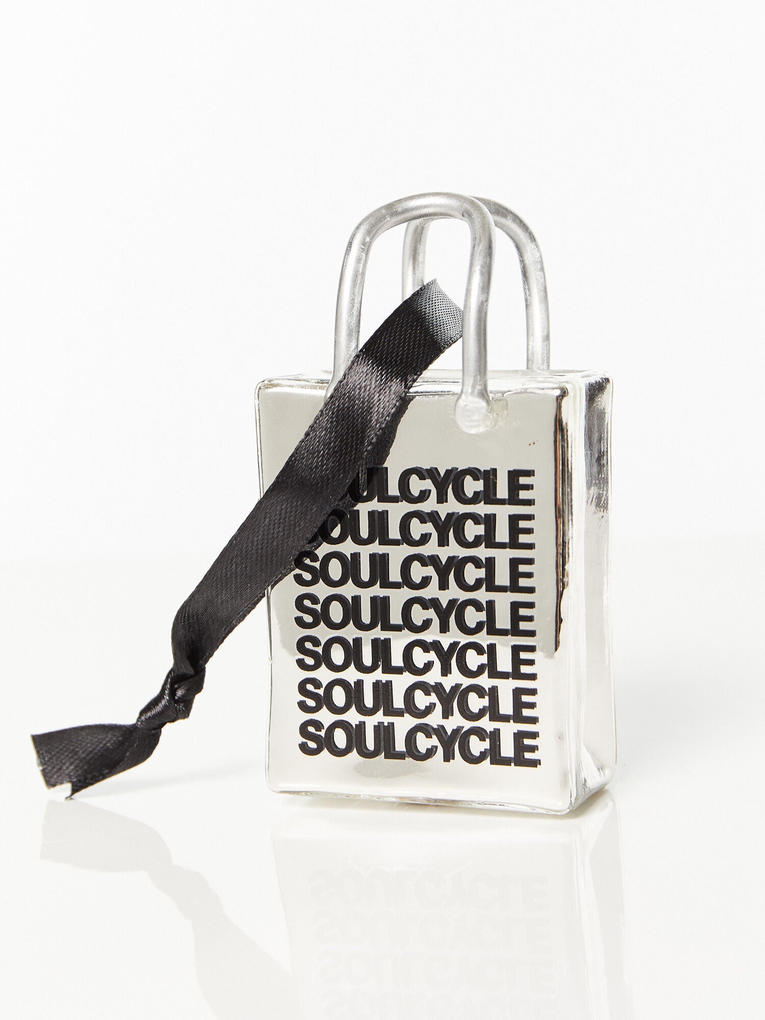 Soul by SoulCycle | Silver Shopping Tote Ornament | Silver