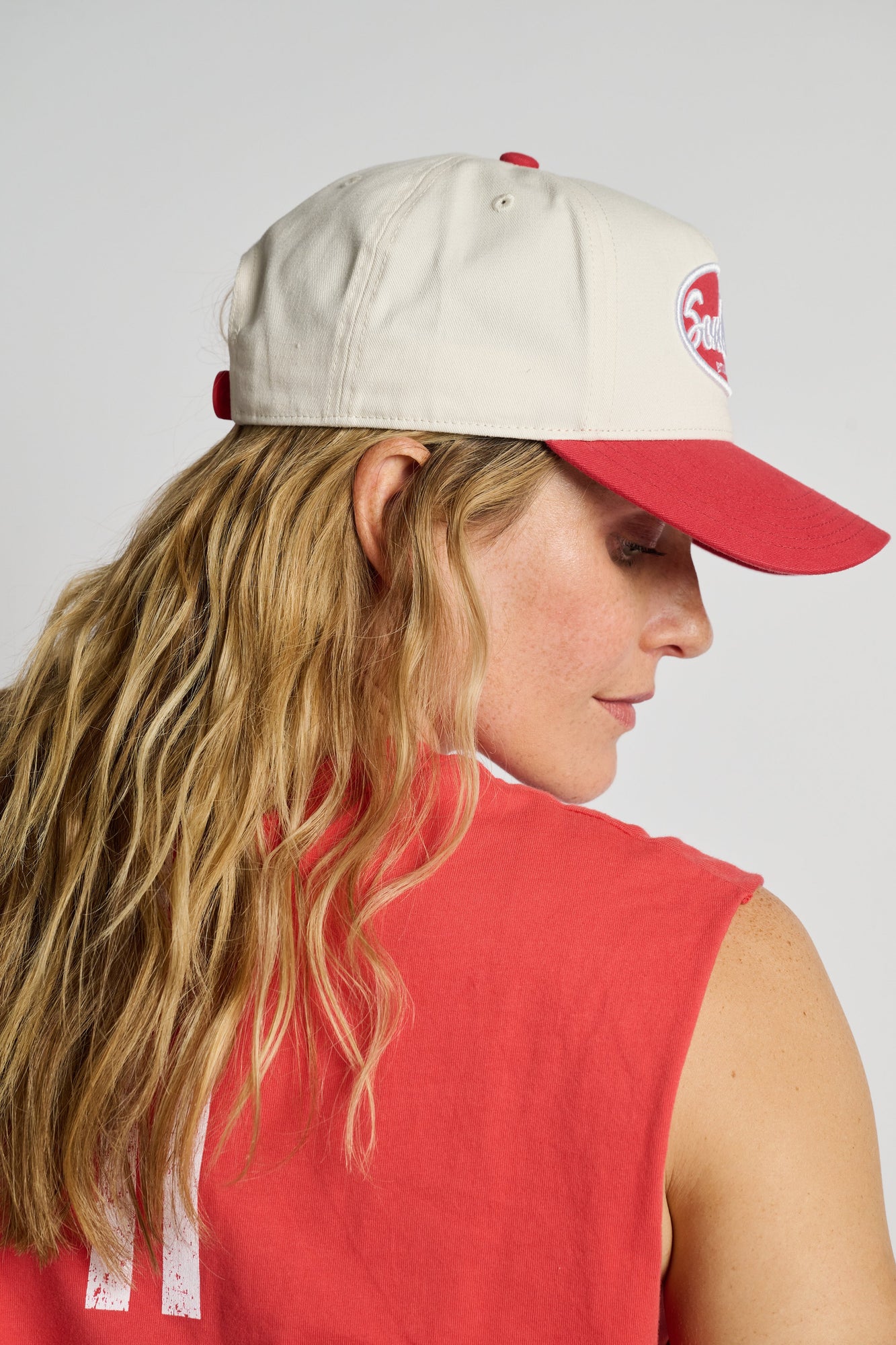 Soul by SoulCycle | Colorblock Hat | Red
