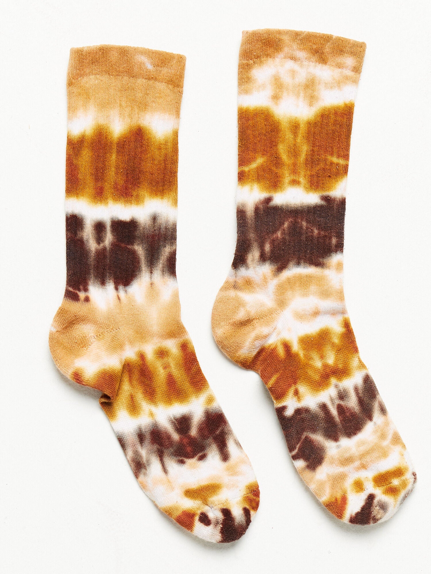 By My Grace | Calf Sock Radiant Soul Collection | Brown Tie-Dye