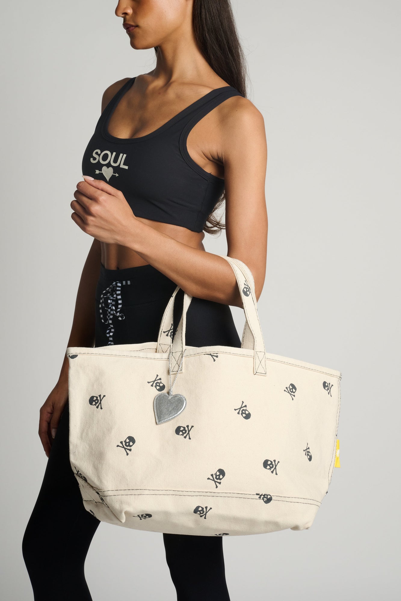 Kerri Rosenthal | Soul Tote | Ivory/Black/Black