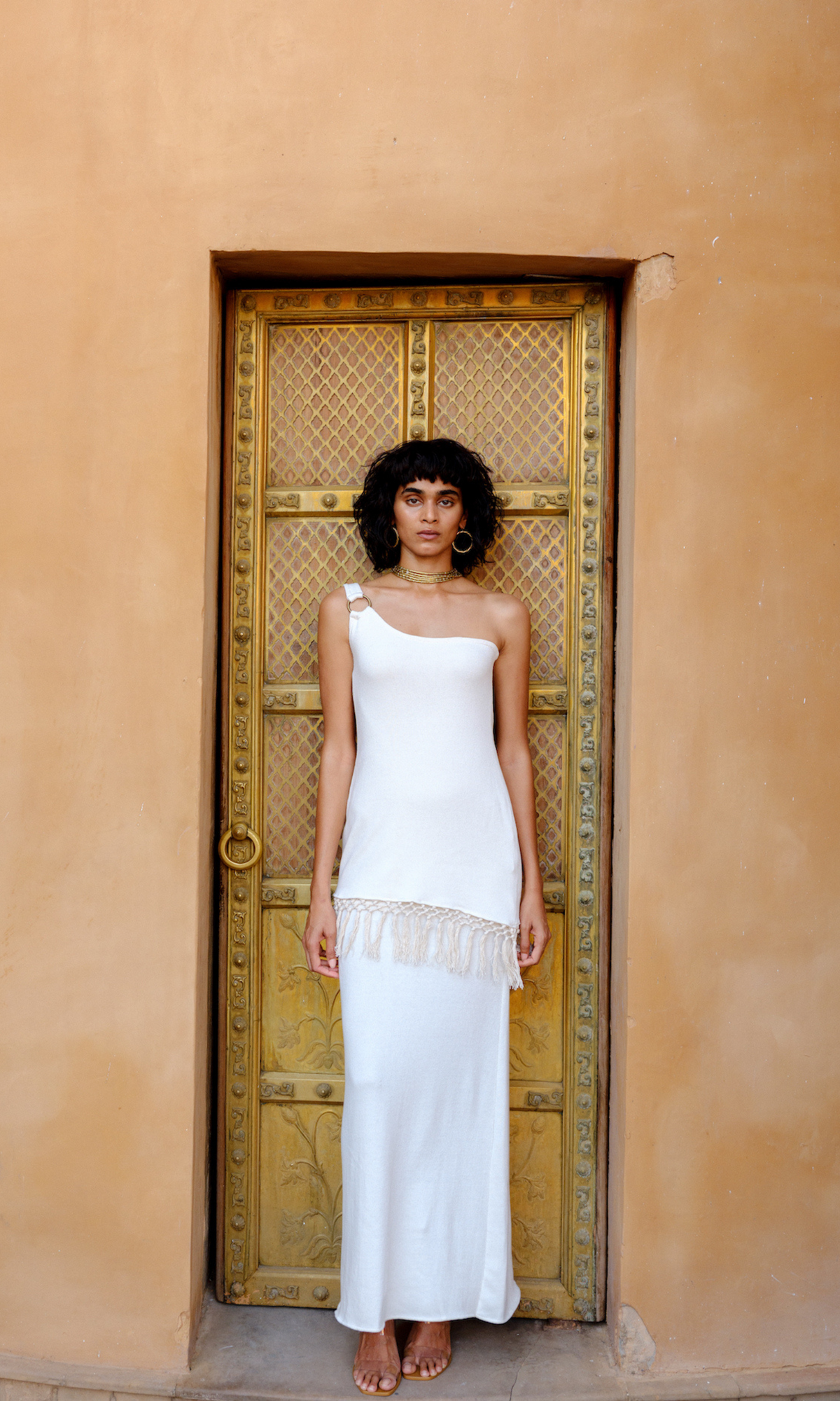 Saanj Dress | Cream