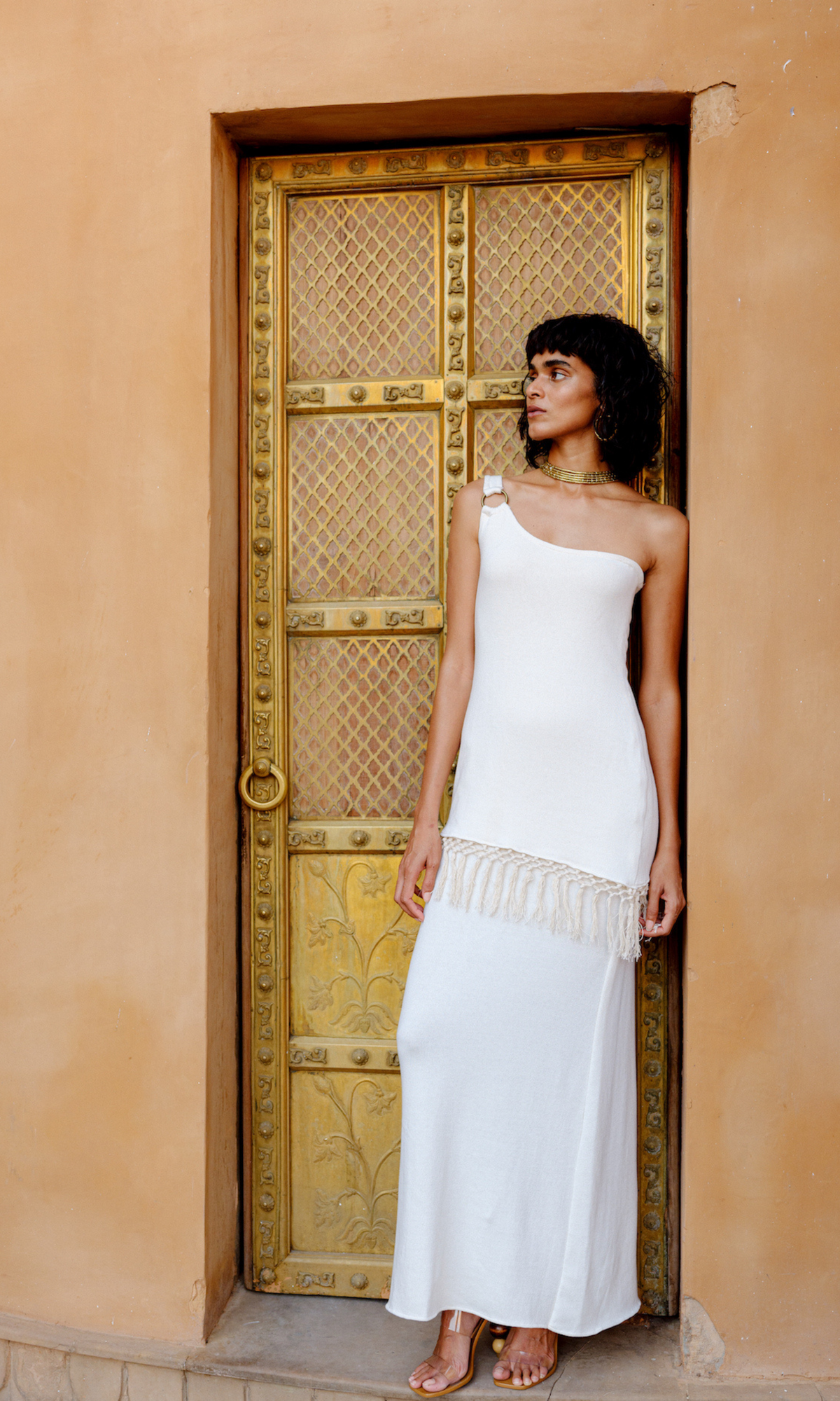 Saanj Dress | Cream